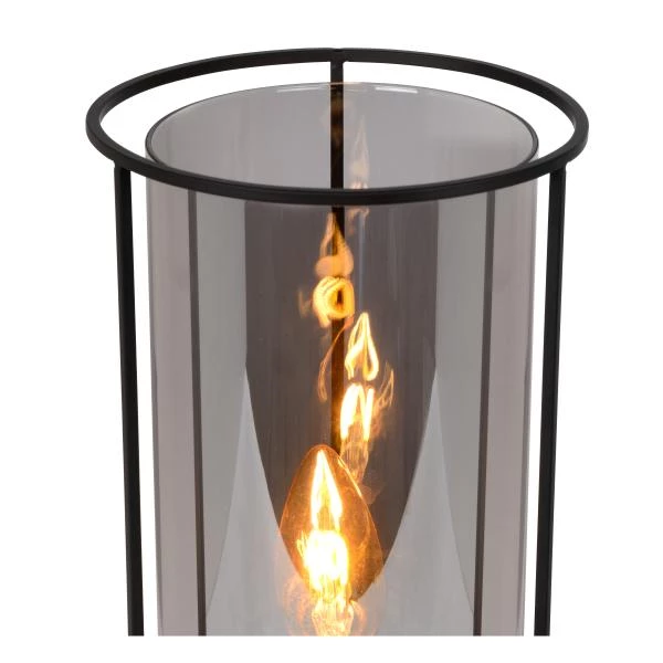 Lucide DOUNIA - Tischlampe - Ø 15 cm - 1xE27 - Schwarz - DETAIL 1